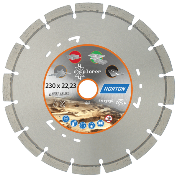 CLIPPER CLI4-4EXPLORER230 NORTON 4*4 EXPLORER 230 mmTESTERE