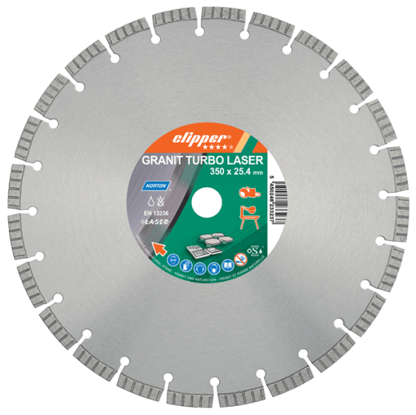 CLIPPER CLIGRANIT.LASER125 NORTON GRANIT TURBO LASER 125mmTESTER