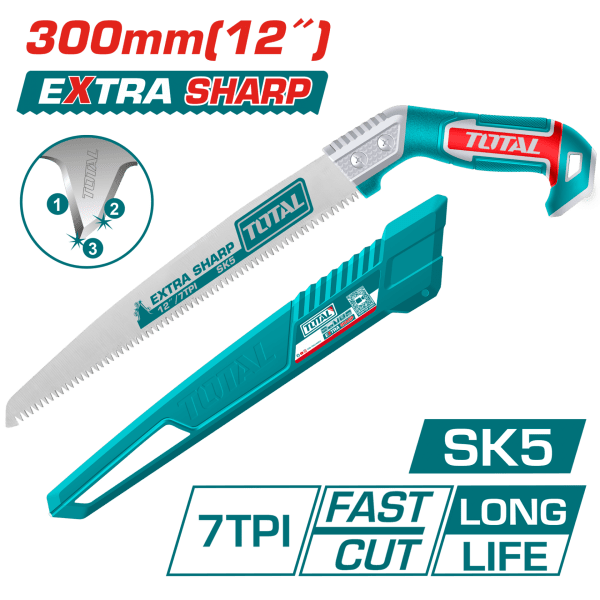 Total BUDAMA TESTERESİ 300mm KILIFLI