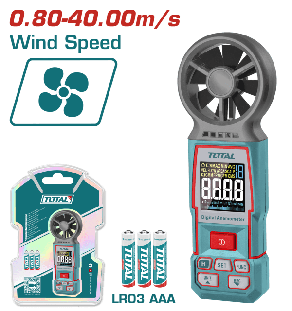 Total DİJİTAL ANOMOMETRE