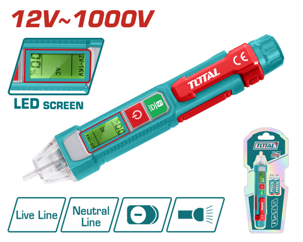Total DİJİTAL LED EKRANLI AC VOLTAJ DEDEKTÖRÜ
