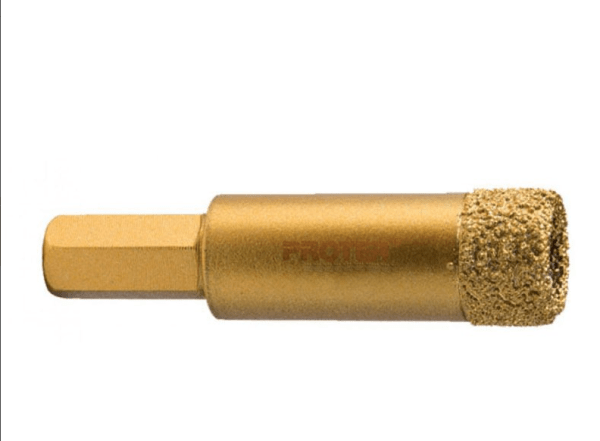 Proter GOLD HEX  12 mm   Elmas Granit - Mermer Delme Panç