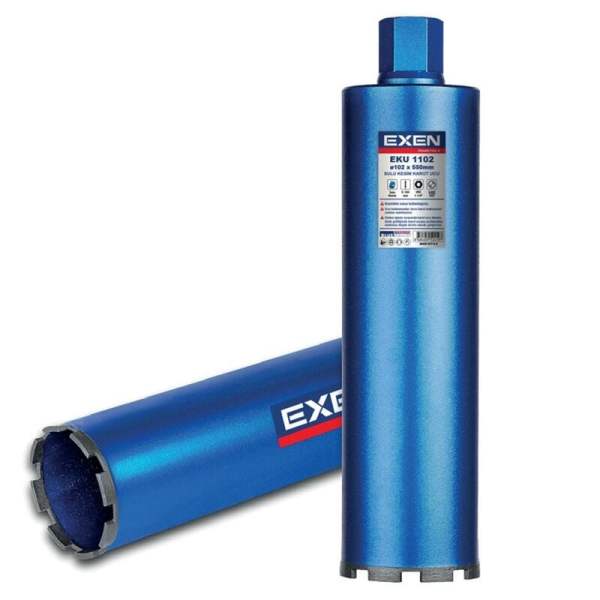 EXEN EKU 1040 - 40x550 mm Elmas Karot Ucu  (Sulu Kesim)
