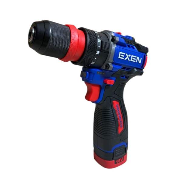 EXEN  EN 162 DS - 16V 2Ah 60N.m Kömürsüz Darbeli Şarjlı Matkap
