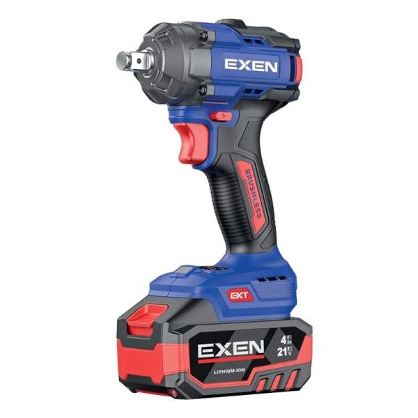 EXEN  EN 254 SM - 21V 4Ah 1/2''Soket 550N.m Kömürsüz Şarjlı Somun Sökme