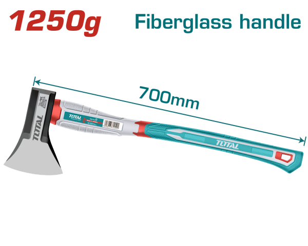 Total FİBERGLAS SAPLI BALTA 1250 G