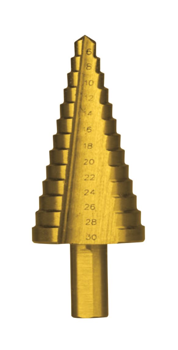 Proter KADEMELİ SAÇ DELME   4 - 32 MM  (Titan.Kaplama)