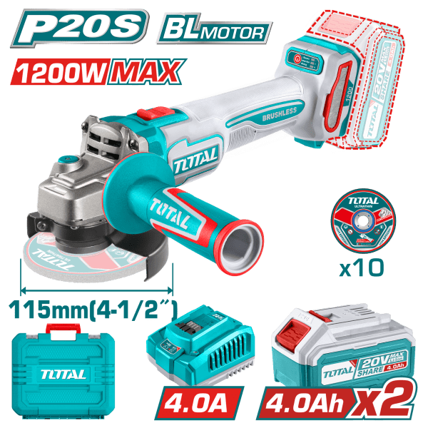 Total Lİ-ION AKÜLÜ 1200W TAŞLAMA