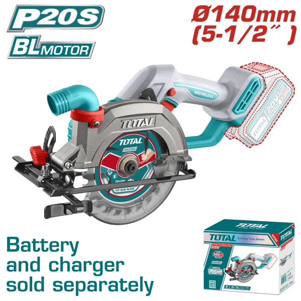 Total LI-ION AKÜLÜ DAİRE TESTERE (SOLO)