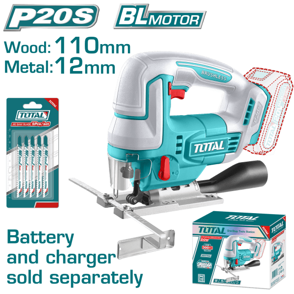 Total LI-ION AKÜLÜ DEKUPAJ TESTERESİ (SOLO)