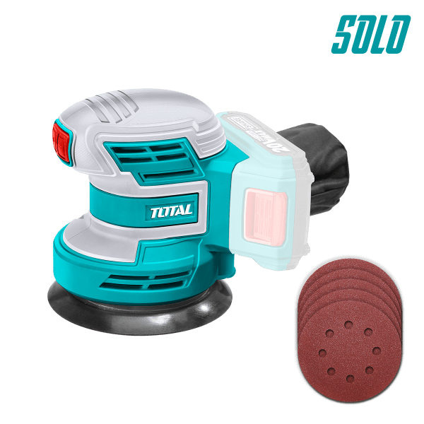 Total LI-ION AKÜLÜ EKSANTRİK ZIMPARA SOLO