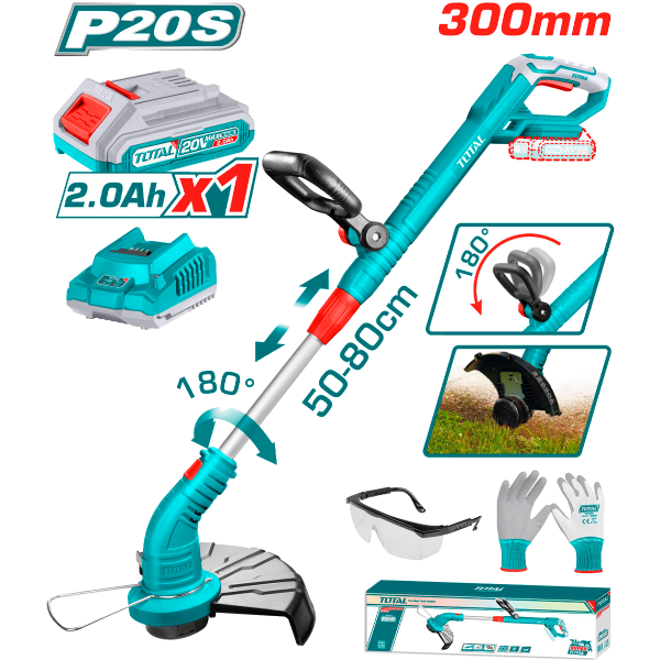 Total Li-Ion Akülü Kenar Ot Kesme Makinesi