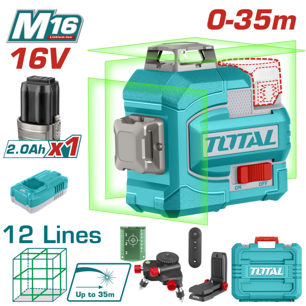 Total LI-ION AKÜLÜ LAZER HİZALAMA