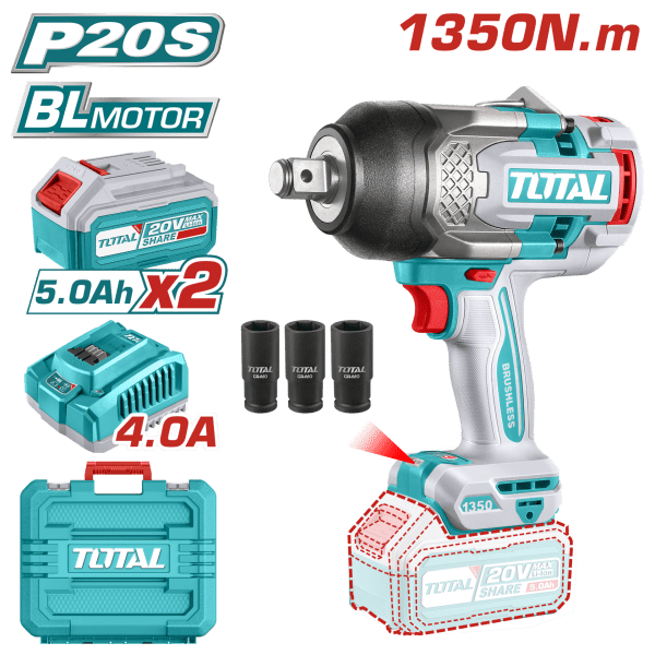 Total LI-ION AKÜLÜ SOMUN SIKMA 1350NM