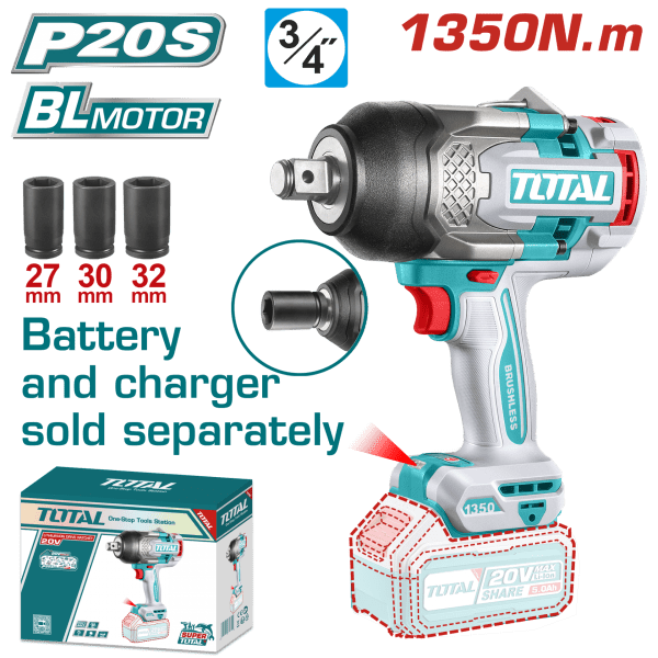 Total LI-ION AKÜLÜ SOMUN SÖKME 1350NM (SOLO)