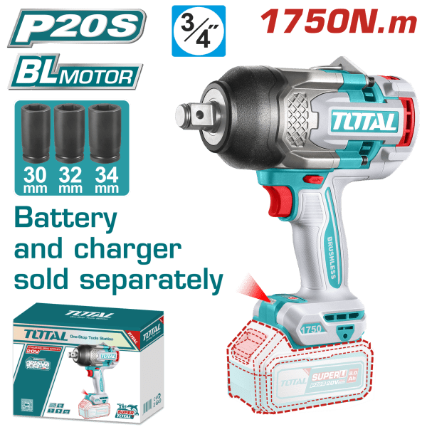 Total LI-ION AKÜLÜ SOMUN SÖKME 1750NM SOLO