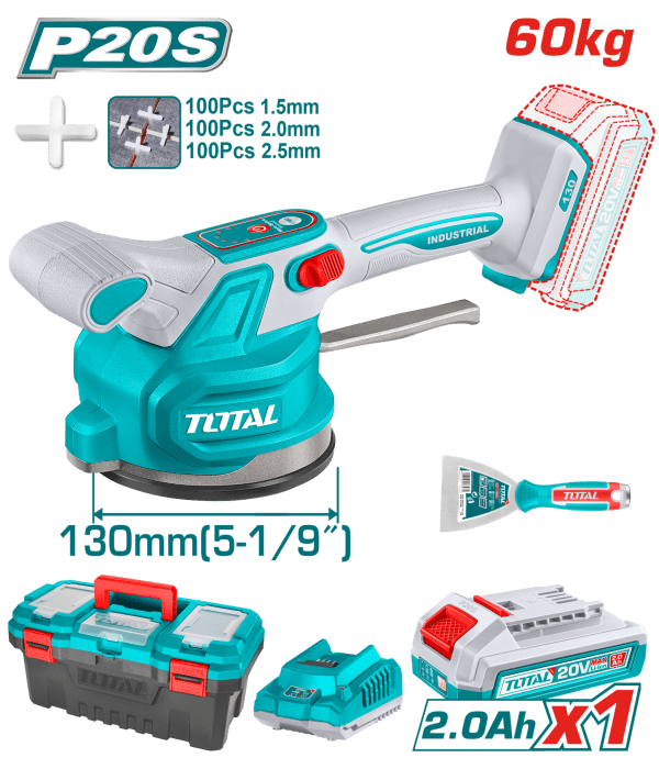 Total LI-ION AKÜLÜ TİTREŞİMLİ SERAMİK DÖŞEME