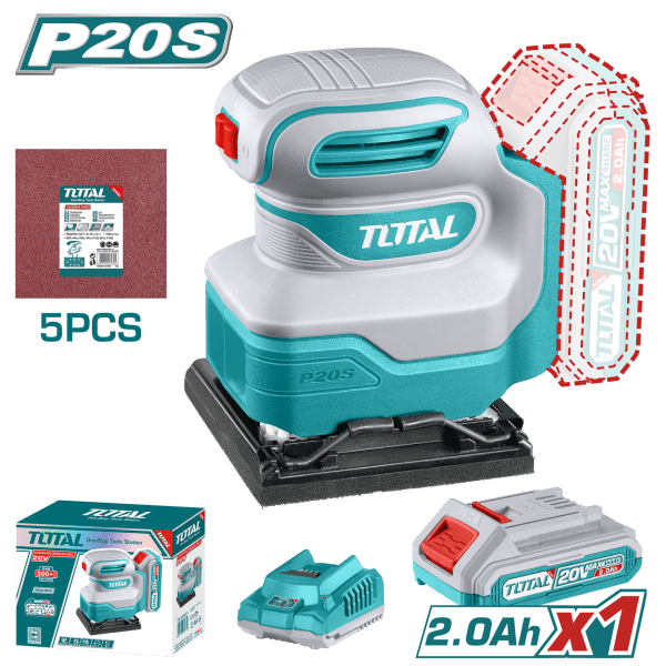 Total LI-ION AKÜLÜ TİTREŞİMLİ ZIMPARA