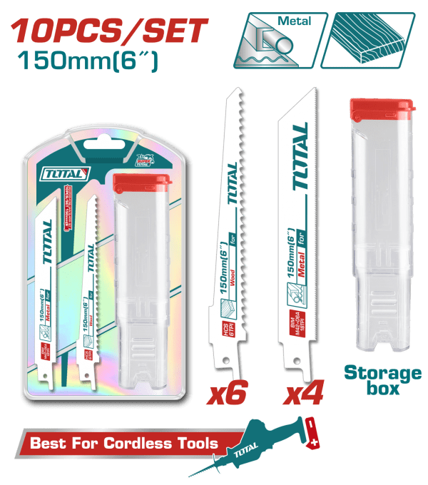 Total TİLKİ KUYRUĞU BIÇAK SETİ 10 LU