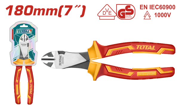 Total VDE İZOLELİ YAN KESKİ 180MM
