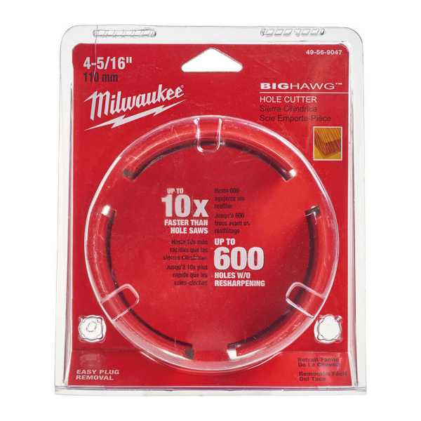 Milwaukee 110X60 mm BIGHAWG Ahşap Delik Testere - Panç