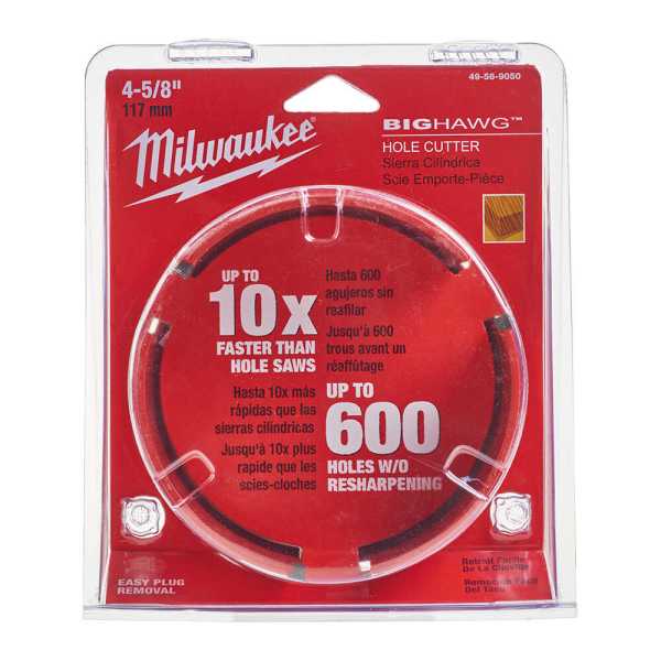 Milwaukee 117X60 mm BIGHAWG Ahşap Delik Testere - Panç