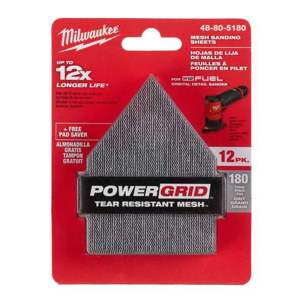 Milwaukee 67X92 HL G180 File Zımpara 12 Adet + Ped Koruyucu
