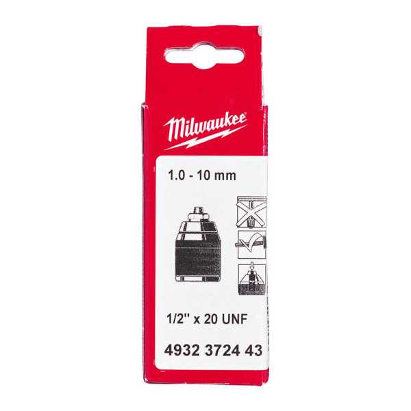 Milwaukee 1-10 mm 1/2 Metal-Plastik Supra Mandren