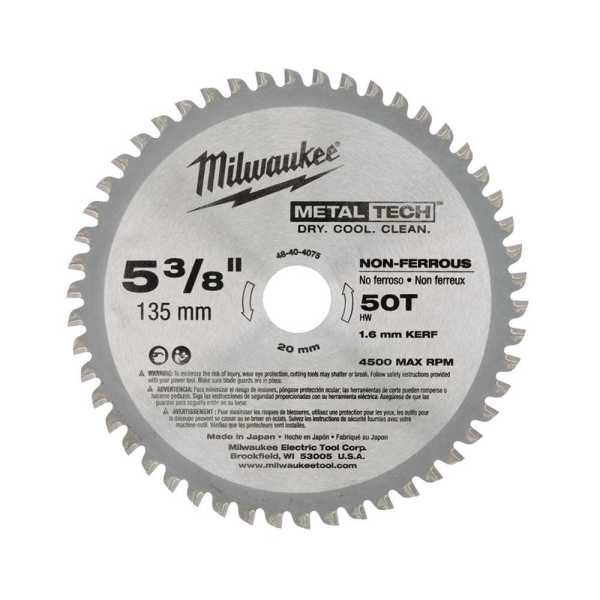 Milwaukee 135x20 mm  50 Diş Metal Kesme Testeresi