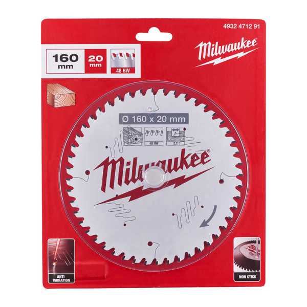 Milwaukee 160x20mm 48 Diş Sunta Kesme Testeresi
