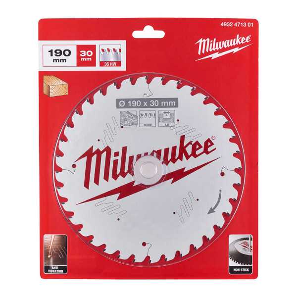 Milwaukee 190x30mm 24 Diş Sunta Kesme Testeresi