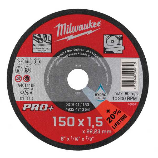 Milwaukee 150x1. 5 mm Metal Kesme Taşı