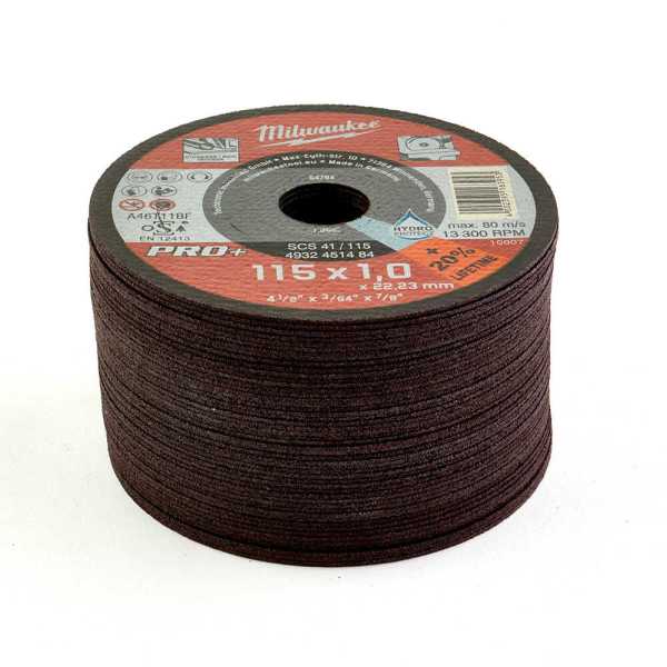 Milwaukee Inox Metal Kesme Taşı 115x22x1 mm