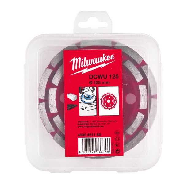 Milwaukee Taşlama Beton Diski 125mm DCWU 125 Kombi Segment