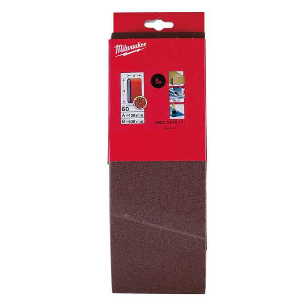 Milwaukee 60 Kum 100x620 mm Tank Zımpara Tabanı -5'li