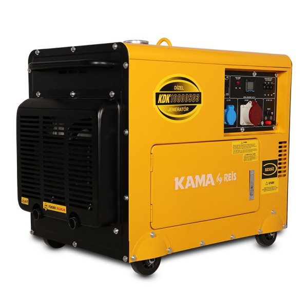 KAMA BY REIS JENERATOR KDK10000SC3 DIZEL 3-FAZ JENERATOR 8.5kvA